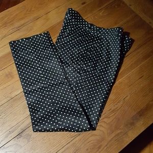 Ralph Lauren pants size 4 like new black white